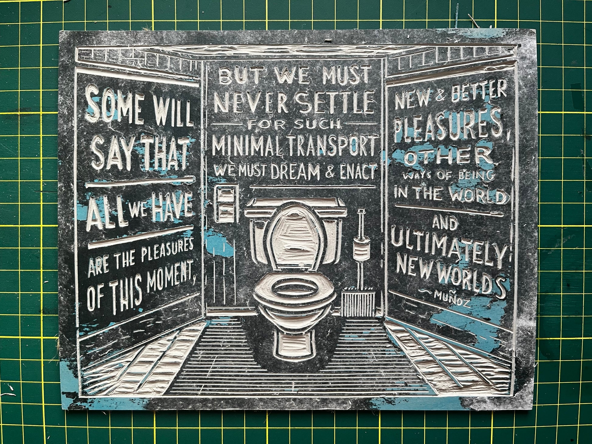 Cruising Utopia LINOCUT PRINT | Limited Edition Queero Gear