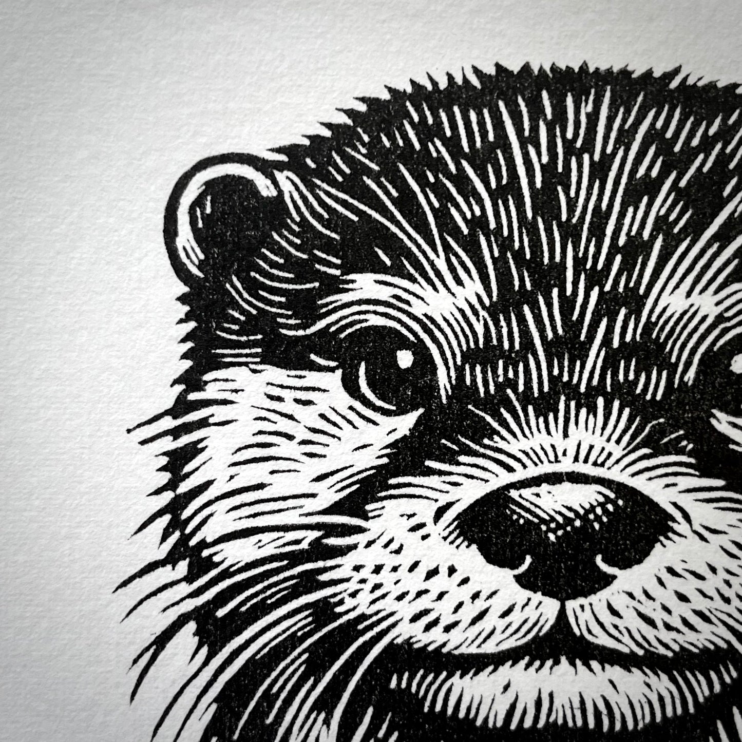 Otter LINOCUT PRINT | Limited Edition Queero Gear