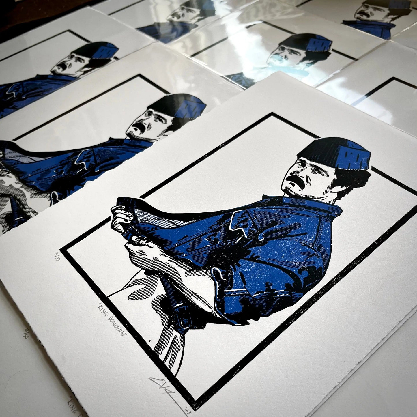 King Donovan LINOCUT PRINT | Limited Edition Queero Gear