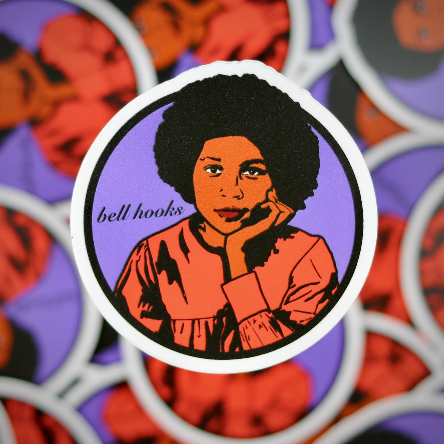 bell hooks Sticker Queero Gear