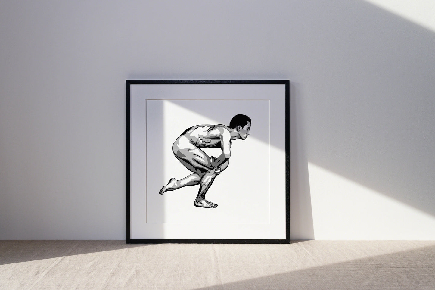 Male Nude No. 3 ART PRINT Queero Gear