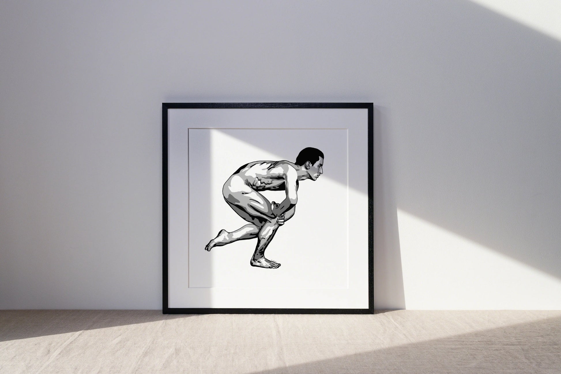 Male Nude No. 3 ART PRINT Queero Gear
