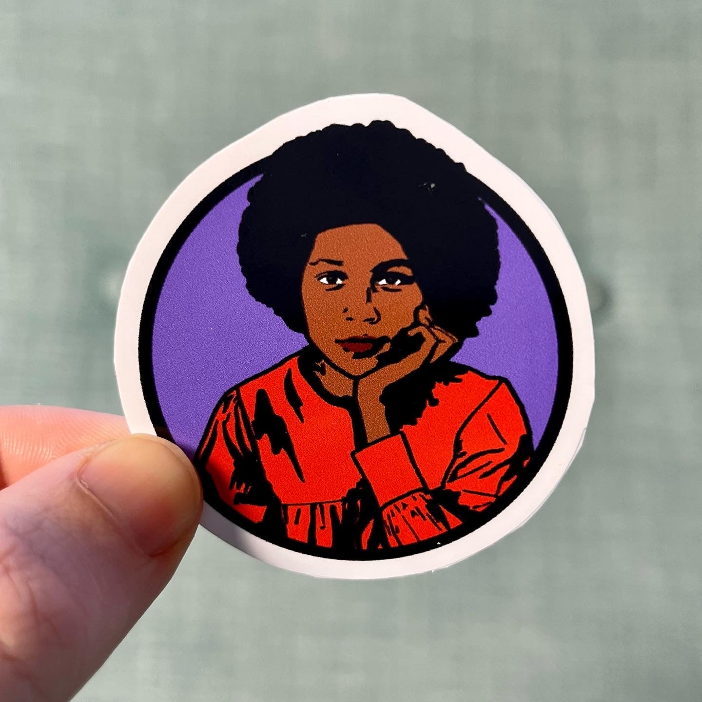 bell hooks Sticker Queero Gear