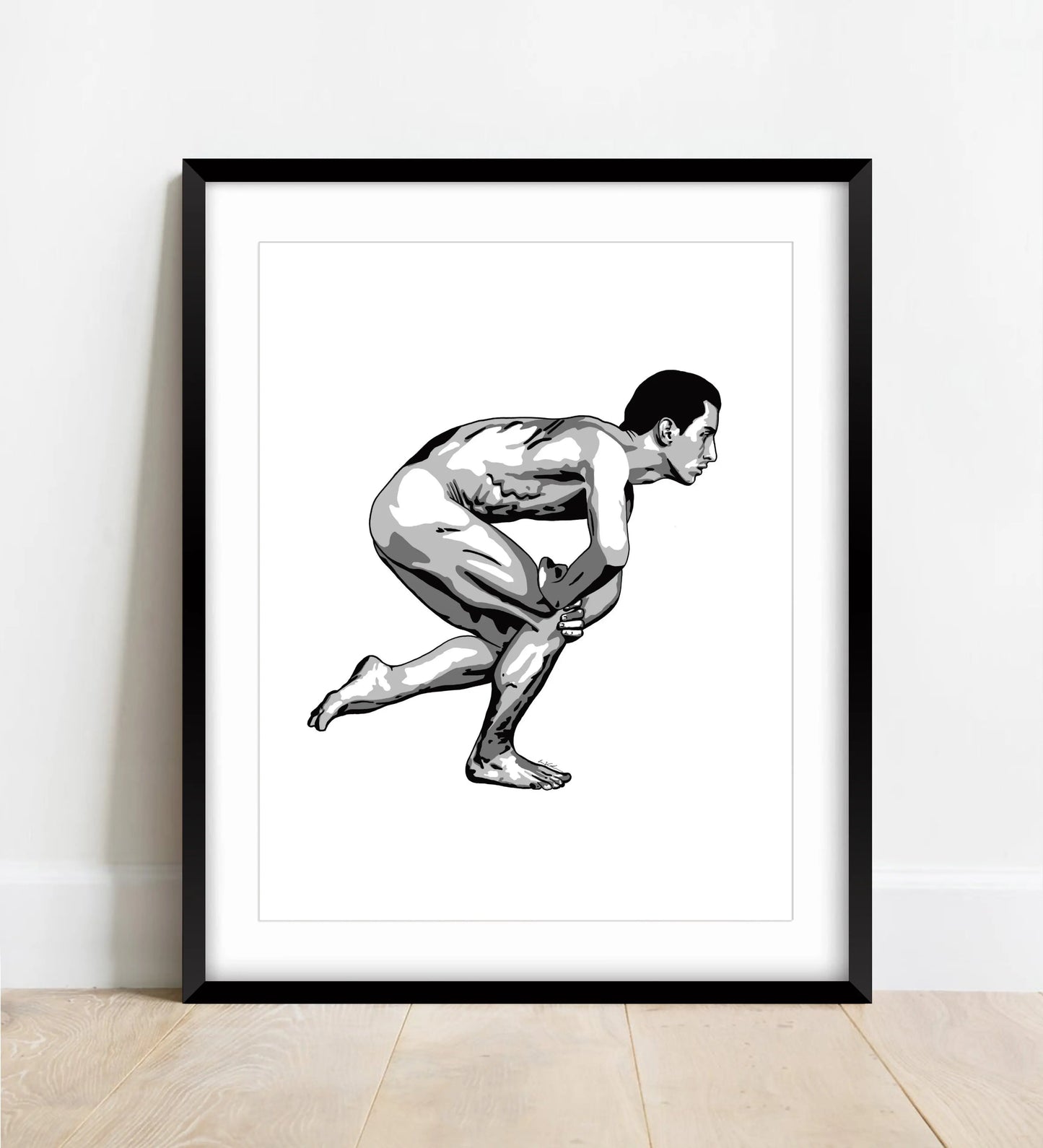 Male Nude No. 3 ART PRINT Queero Gear