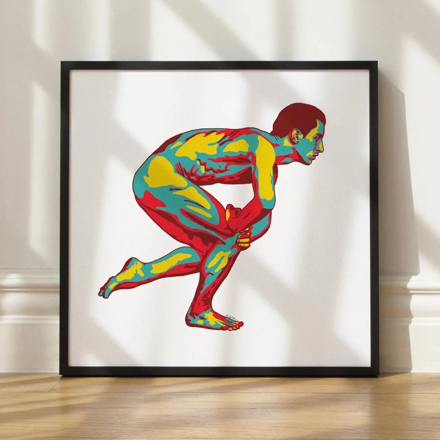 Male Nude No. 3 ART PRINT Queero Gear