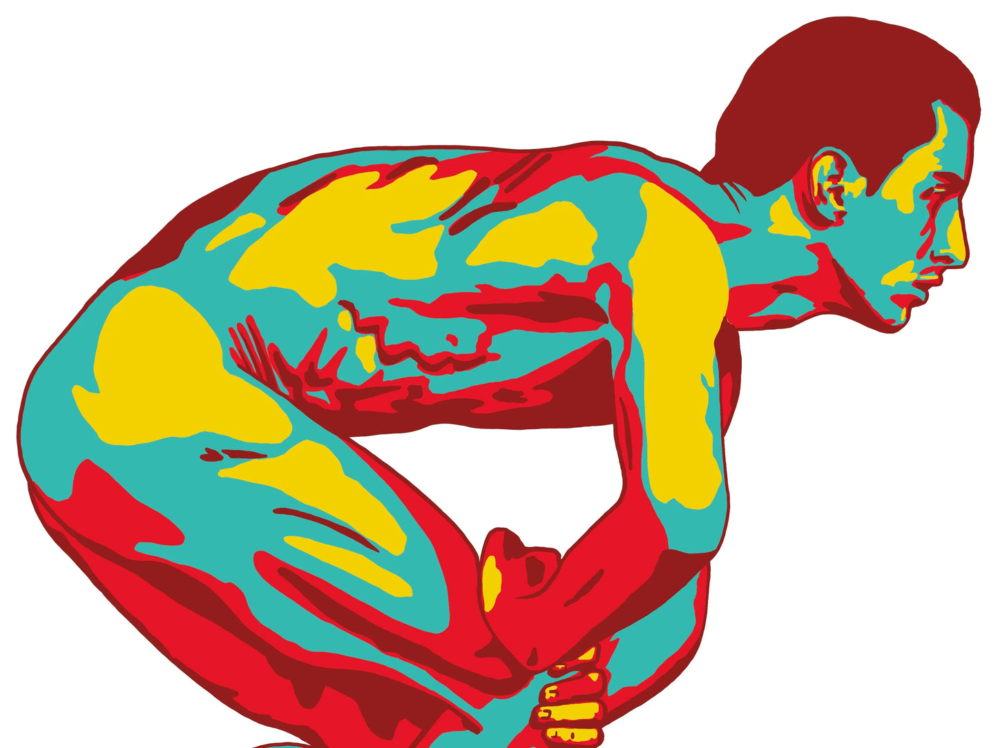 Male Nude No. 3 ART PRINT Queero Gear