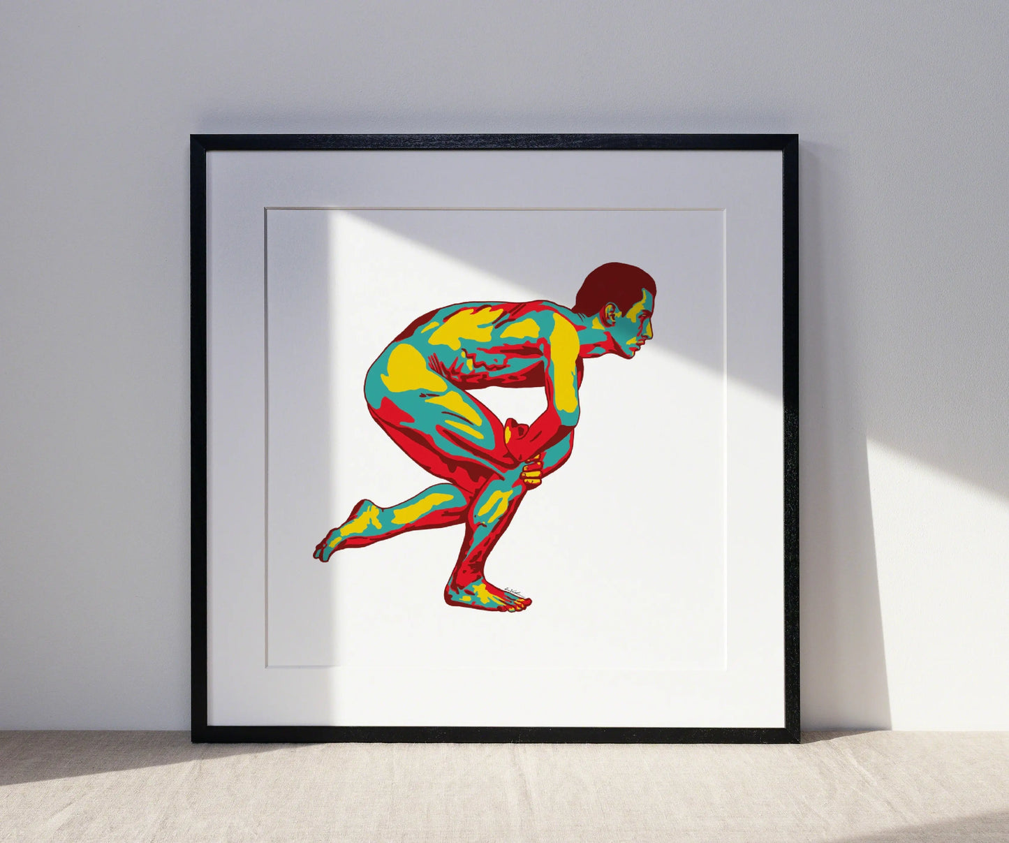 Male Nude No. 3 ART PRINT Queero Gear
