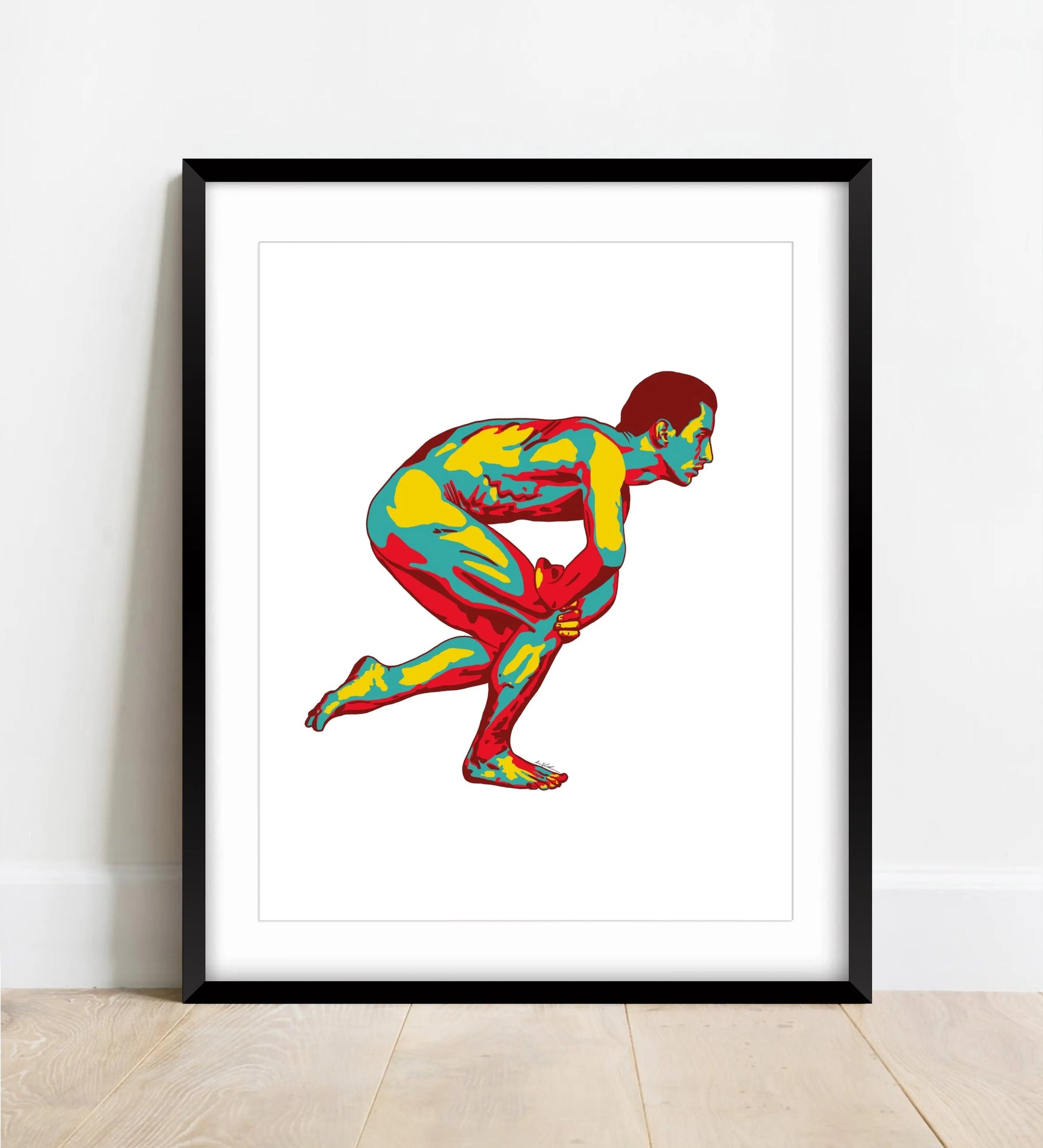 Male Nude No. 3 ART PRINT Queero Gear