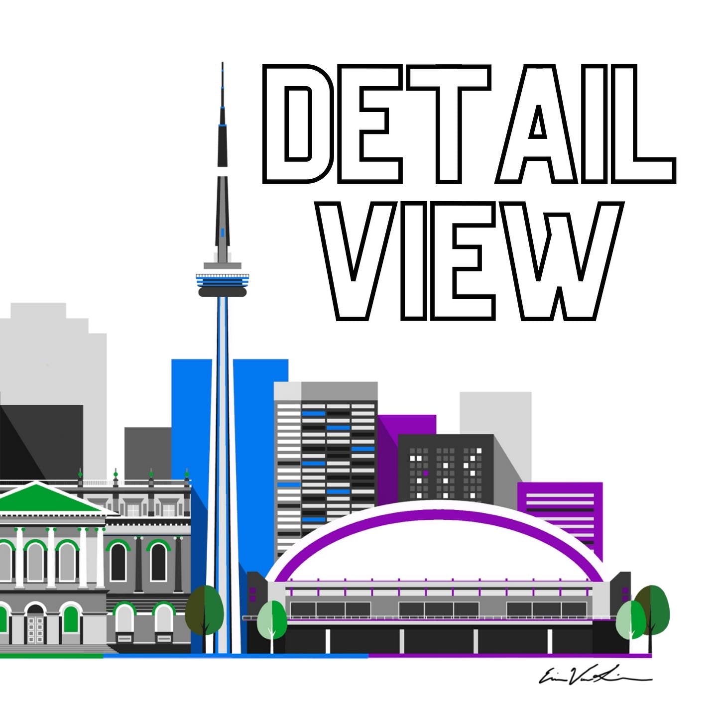 Toronto Cityscape ART PRINT Queero Gear