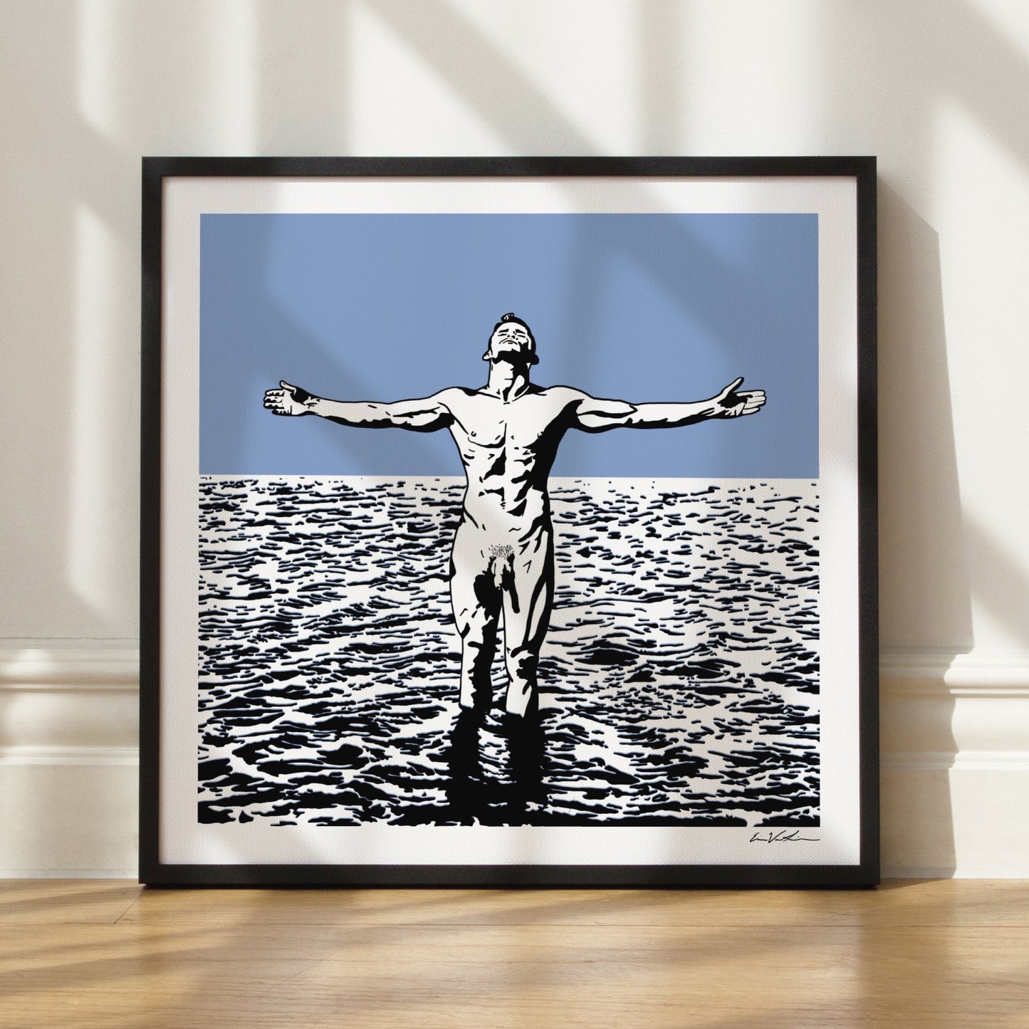 Skinny Dipping Joy ART PRINT Queero Gear