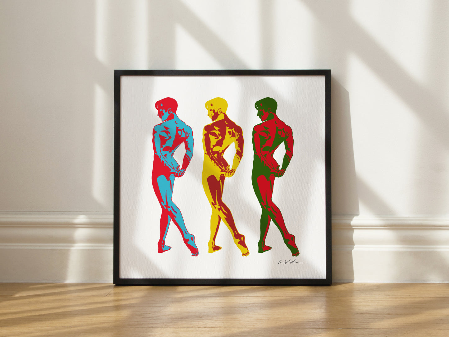 Three Dancers ART PRINT Queero Gear