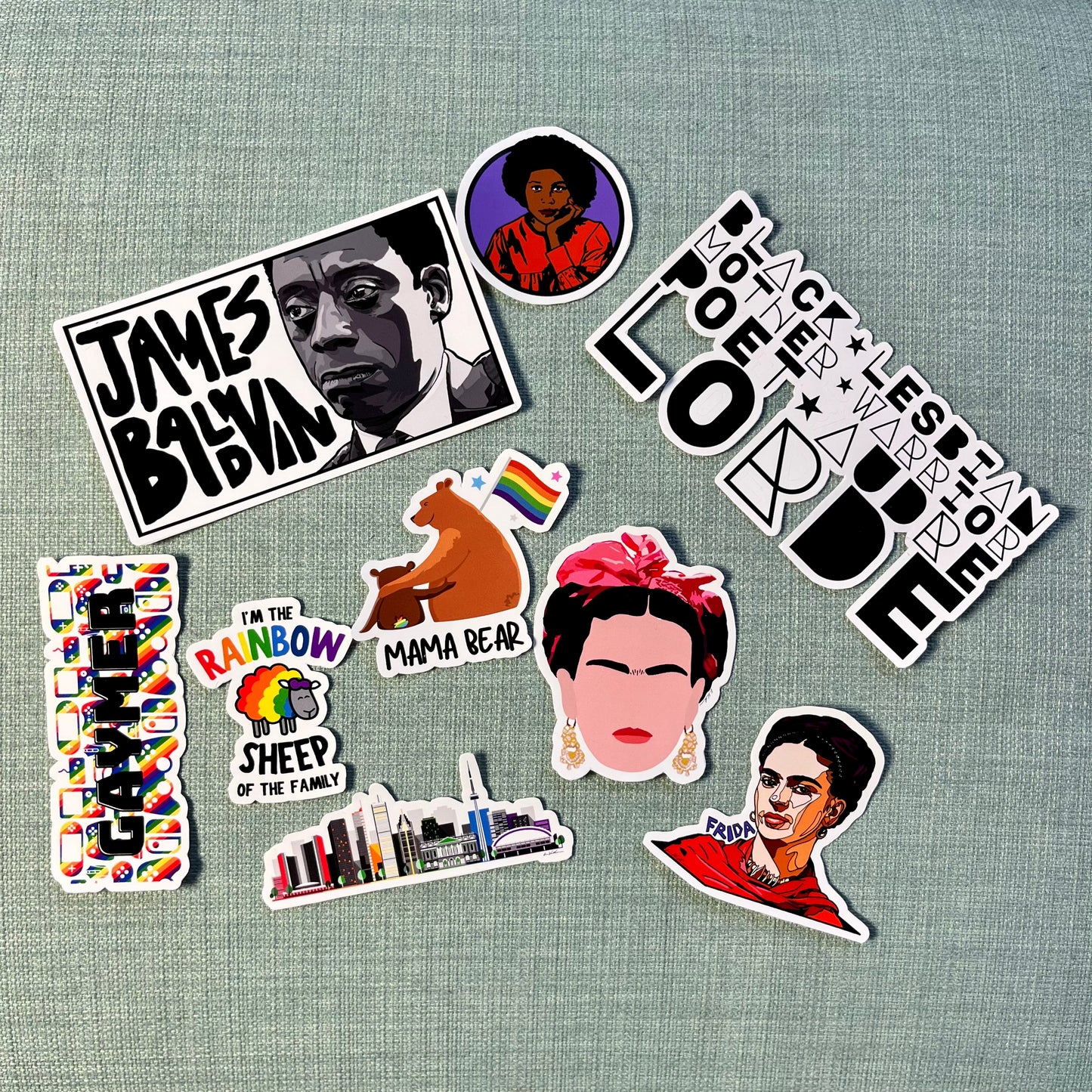 James Baldwin Sticker Queero Gear