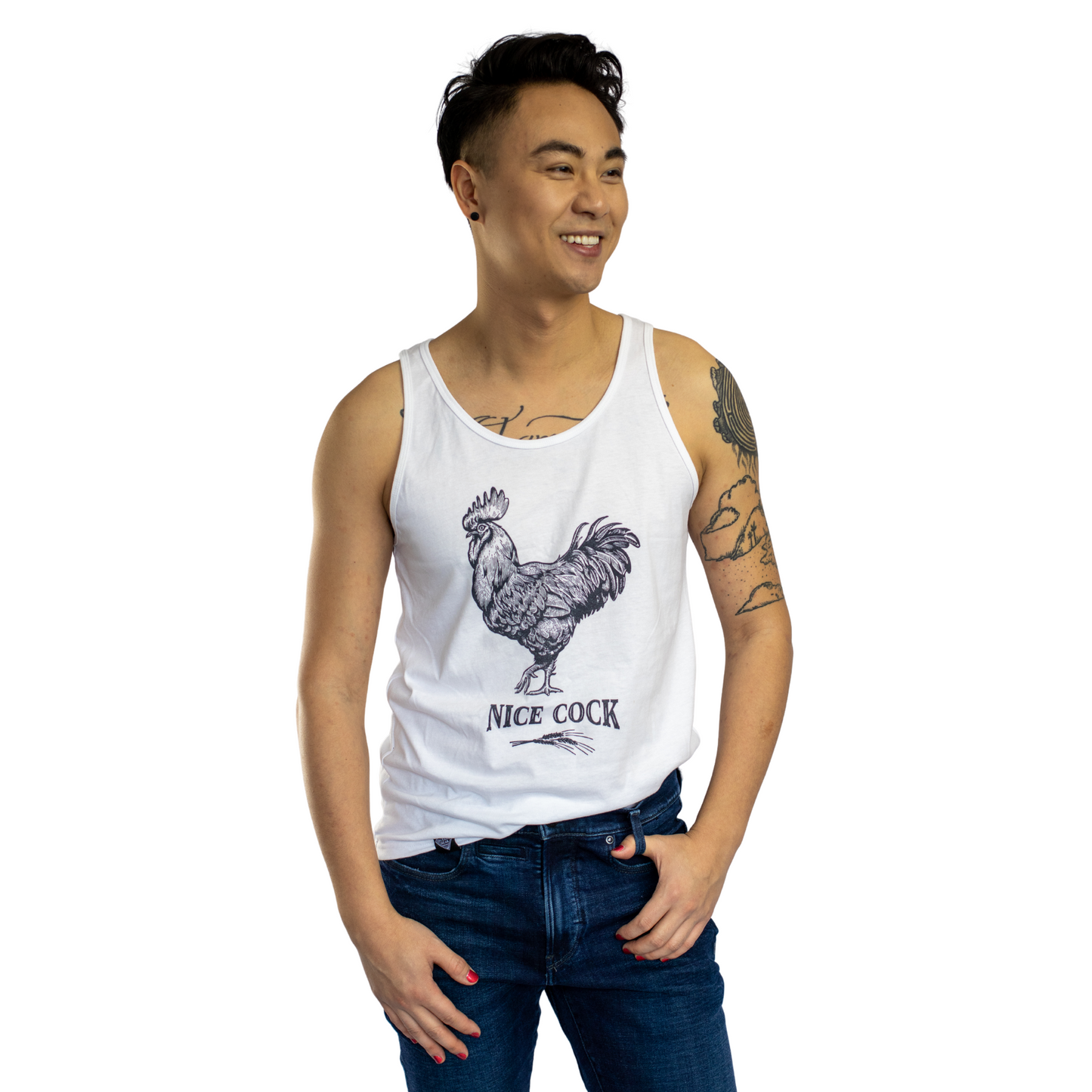 Nice Cock Tank Top Queero Gear