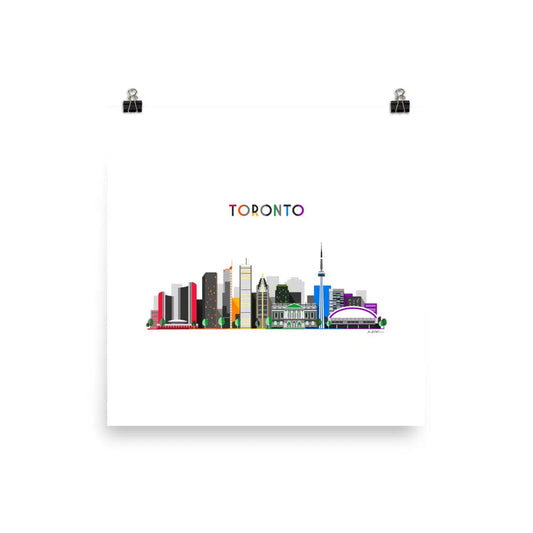 Toronto Cityscape ART PRINT Queero Gear