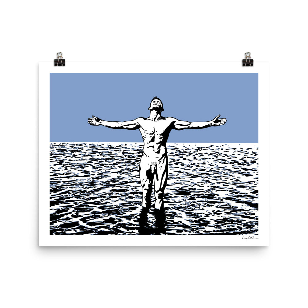 Skinny Dipping Joy ART PRINT Queero Gear