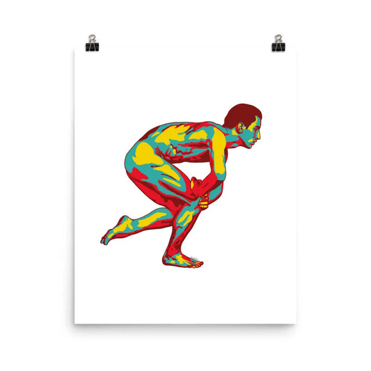 Male Nude No. 3 ART PRINT Queero Gear