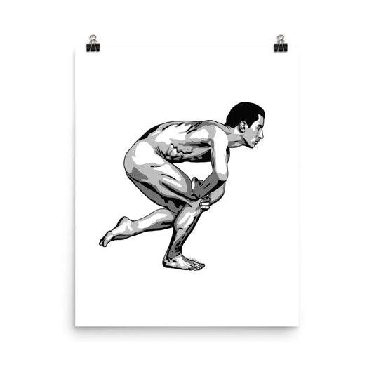 Male Nude No. 3 ART PRINT Queero Gear