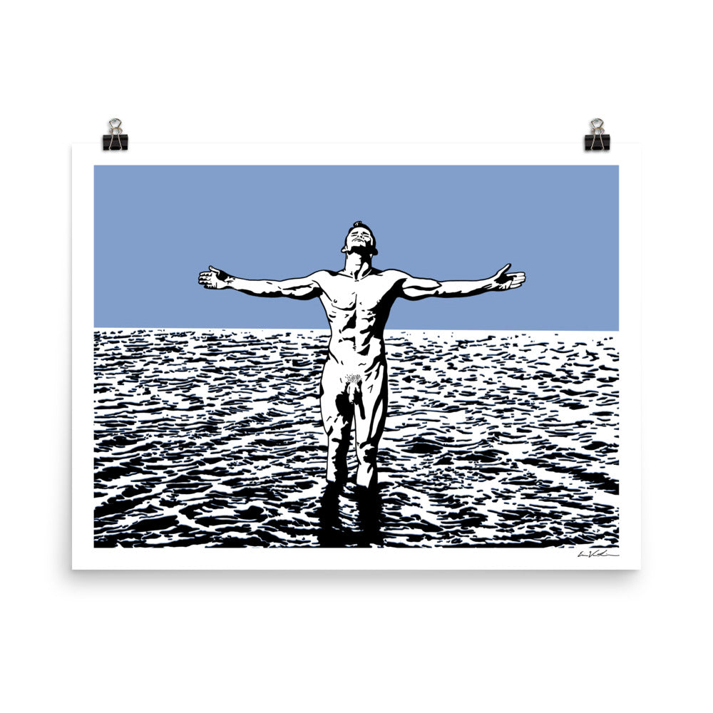 Skinny Dipping Joy ART PRINT Queero Gear