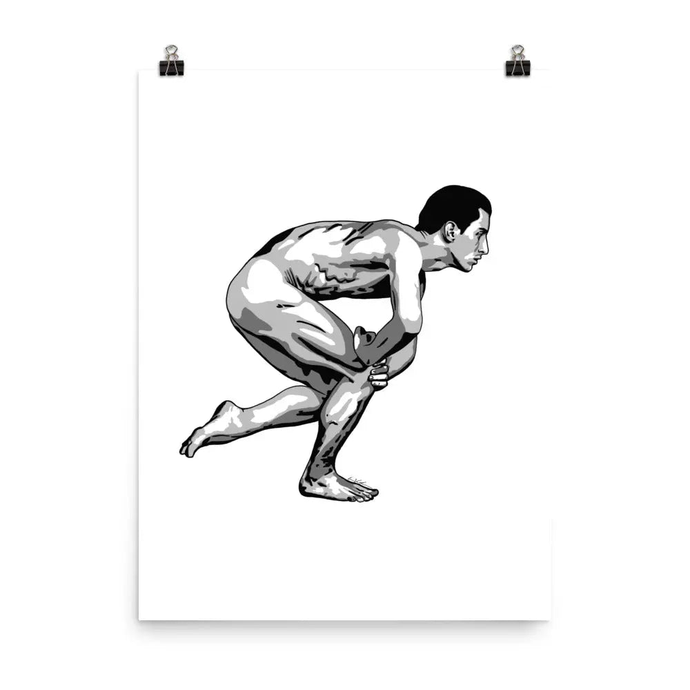 Male Nude No. 3 ART PRINT Queero Gear