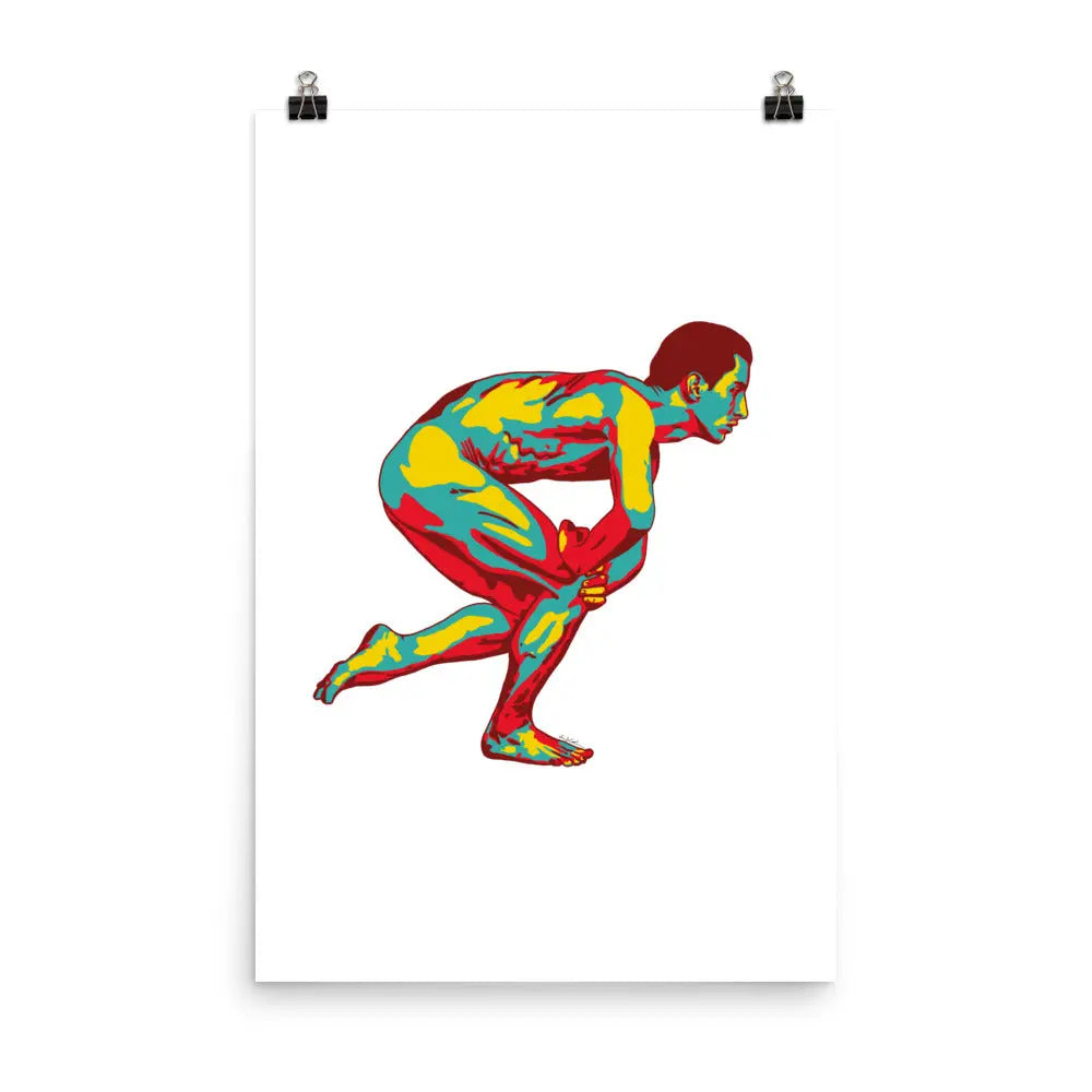 Male Nude No. 3 ART PRINT Queero Gear