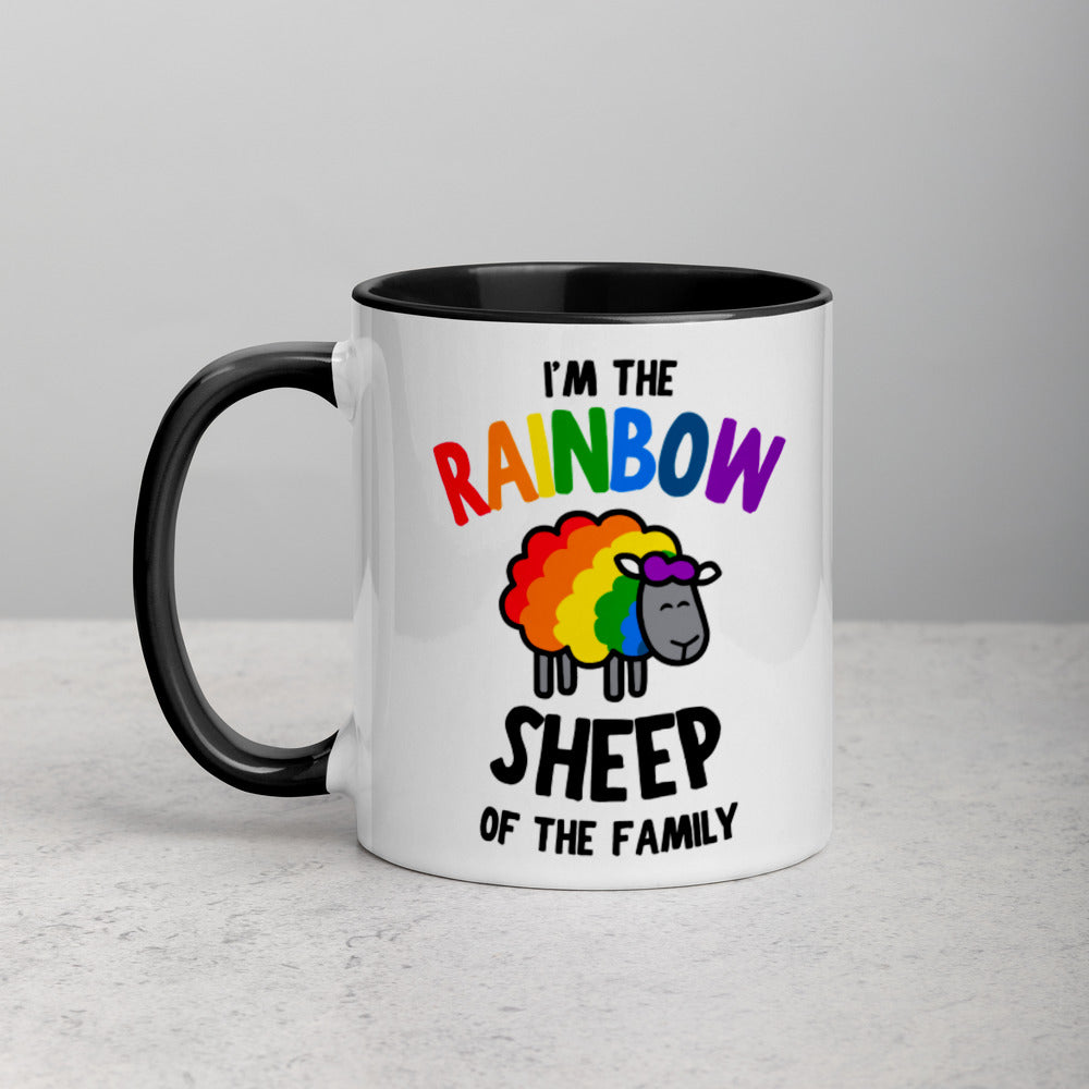 Rainbow Sheep of the Family Mug Queero Gear