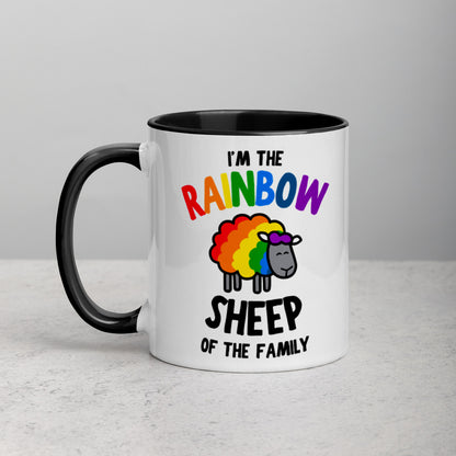 Rainbow Sheep of the Family Mug Queero Gear