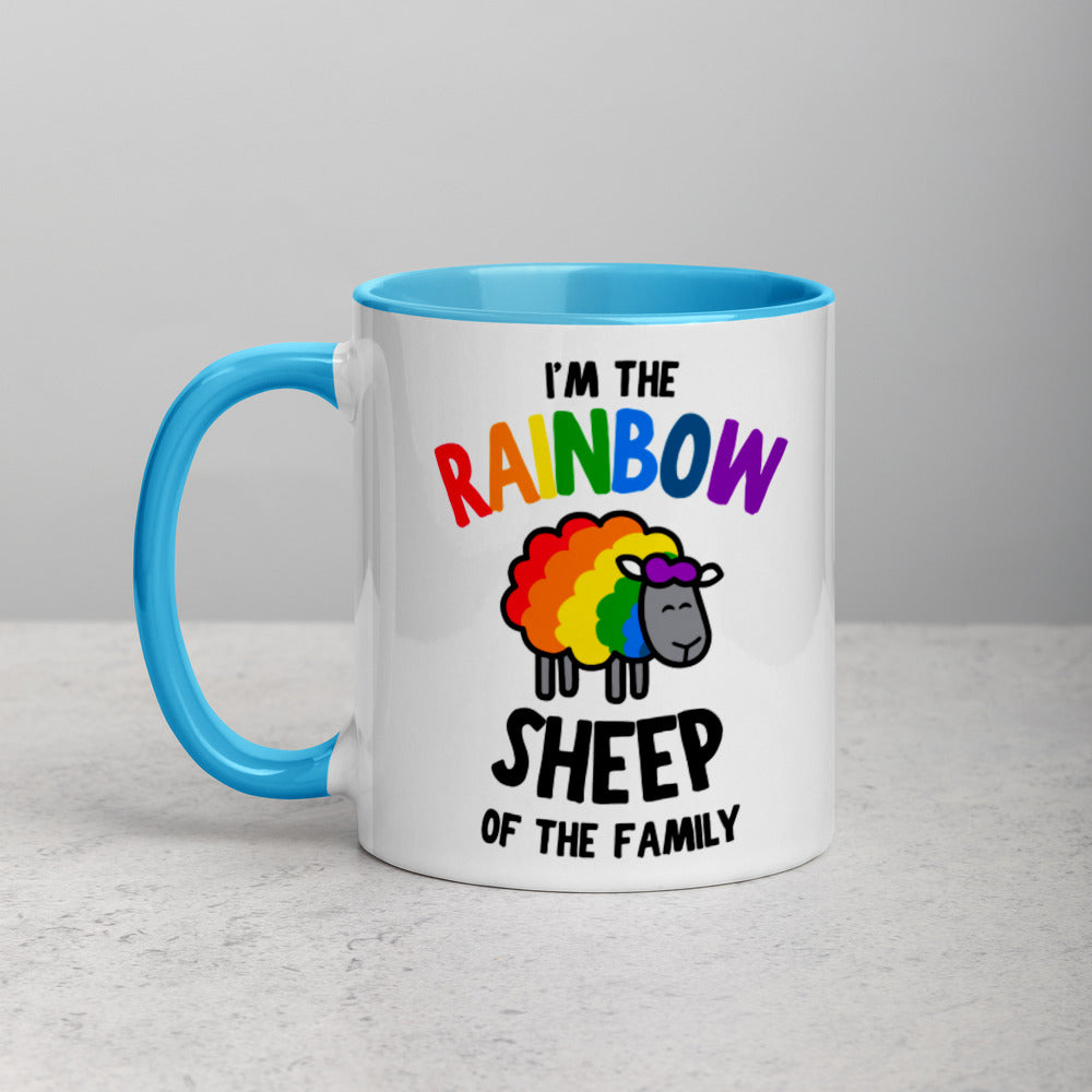 Rainbow Sheep of the Family Mug Queero Gear