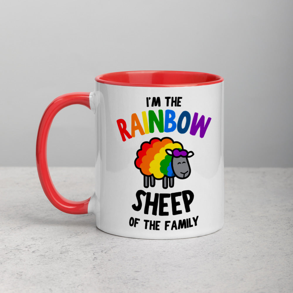 Rainbow Sheep of the Family Mug Queero Gear
