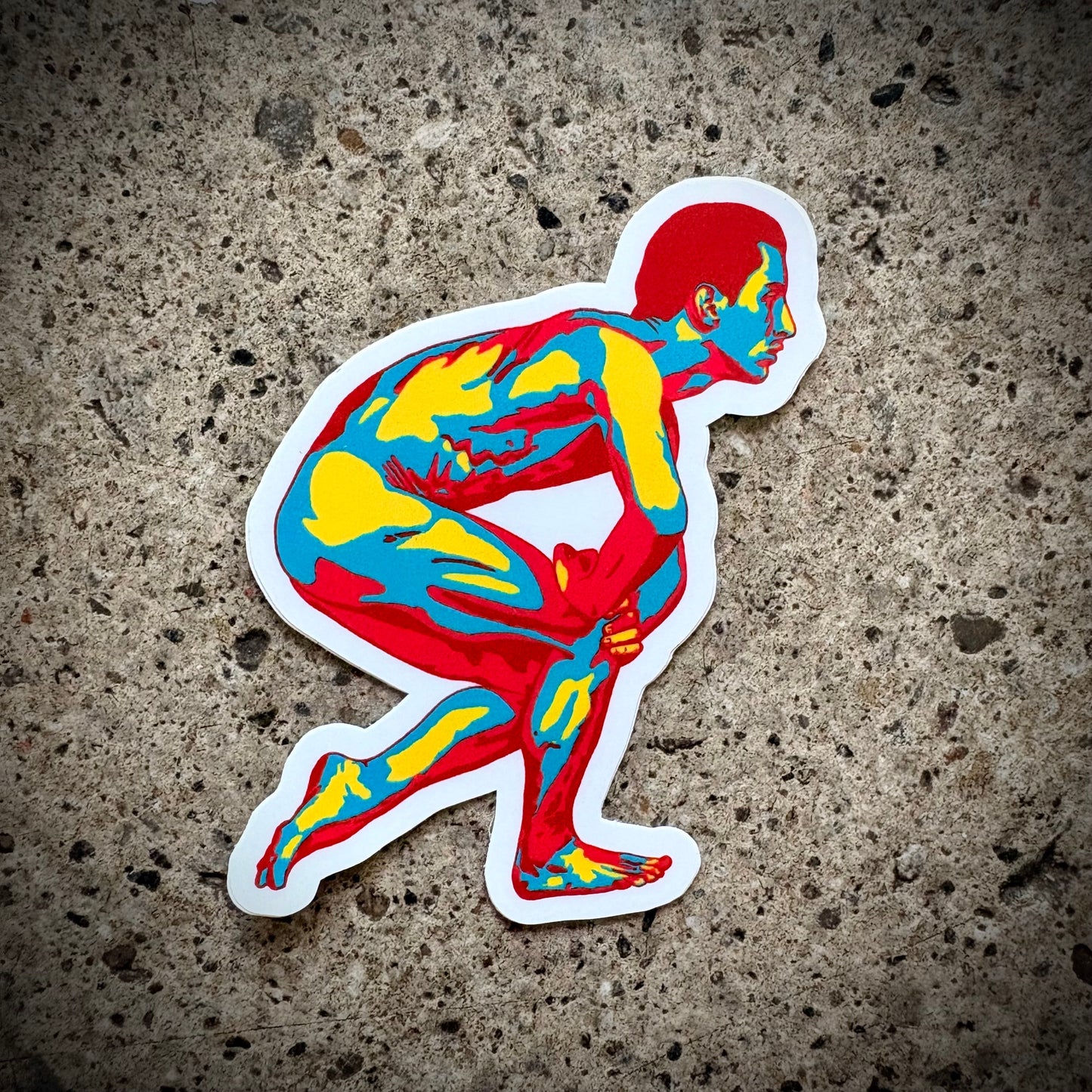 Male Nude No. 3 Sticker Queero Gear