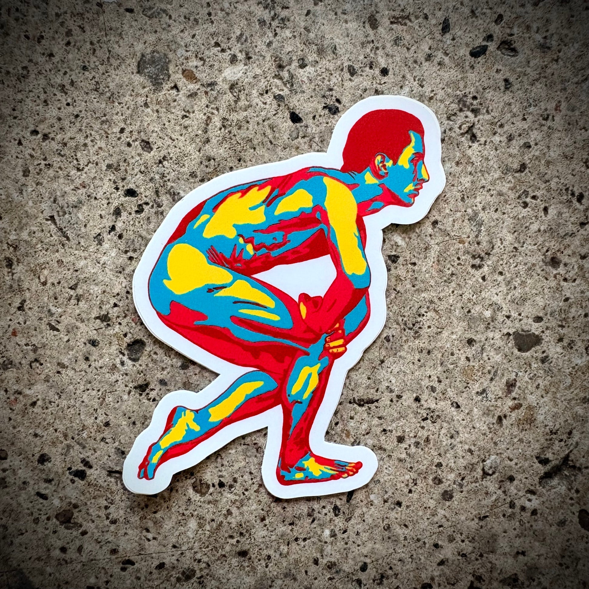 Male Nude No. 3 Sticker Queero Gear