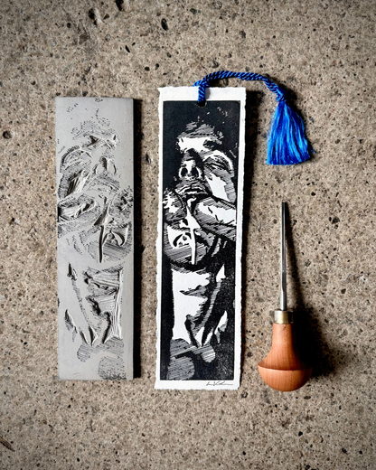 *PREORDER* Good Boy Bookmark No. 4 | LINOCUT PRINT Queero Gear