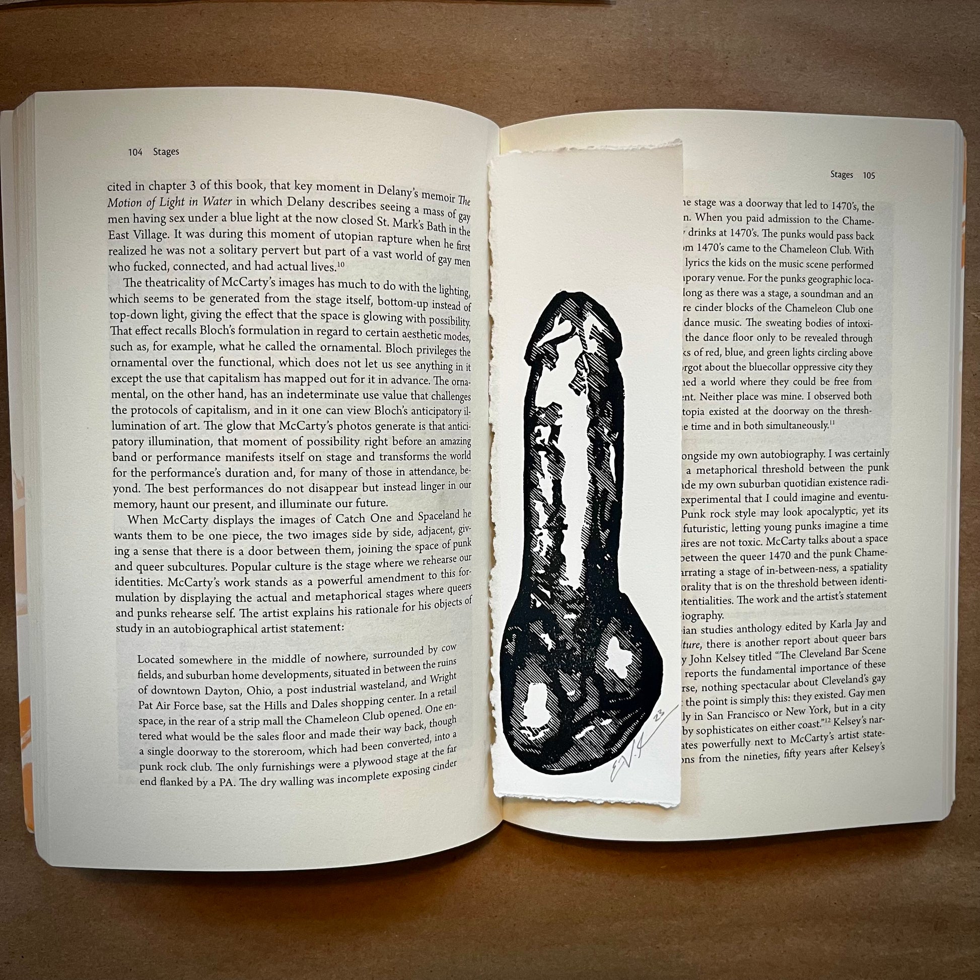 "Good Boy Bookmark No. 1" | LINOCUT PRINT Queero Gear