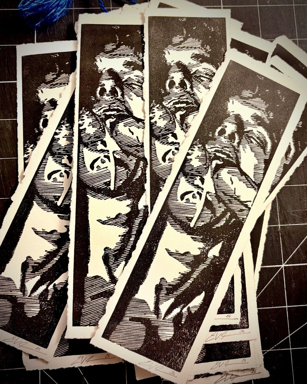 Good Boy Bookmark No. 4 | LINOCUT PRINT Queero Gear