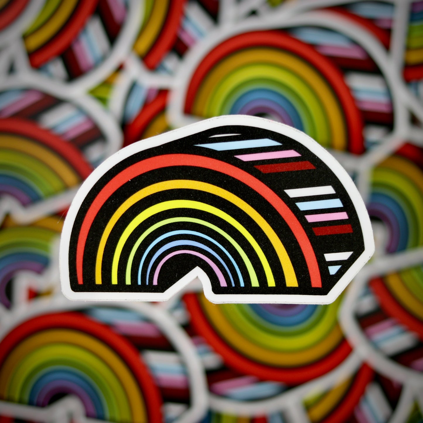 3D Rainbow Sticker Queero Gear
