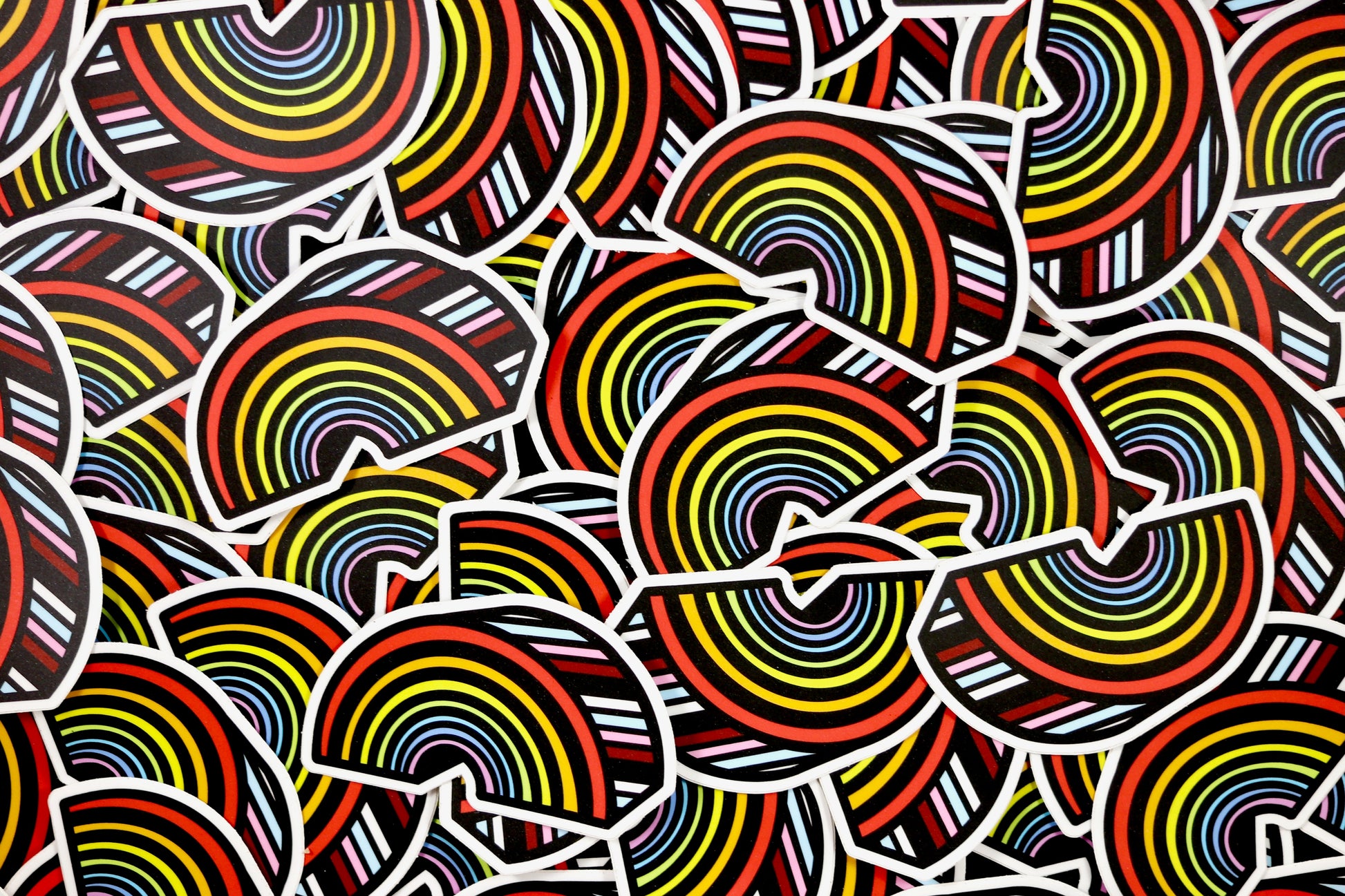 3D Rainbow Sticker Queero Gear