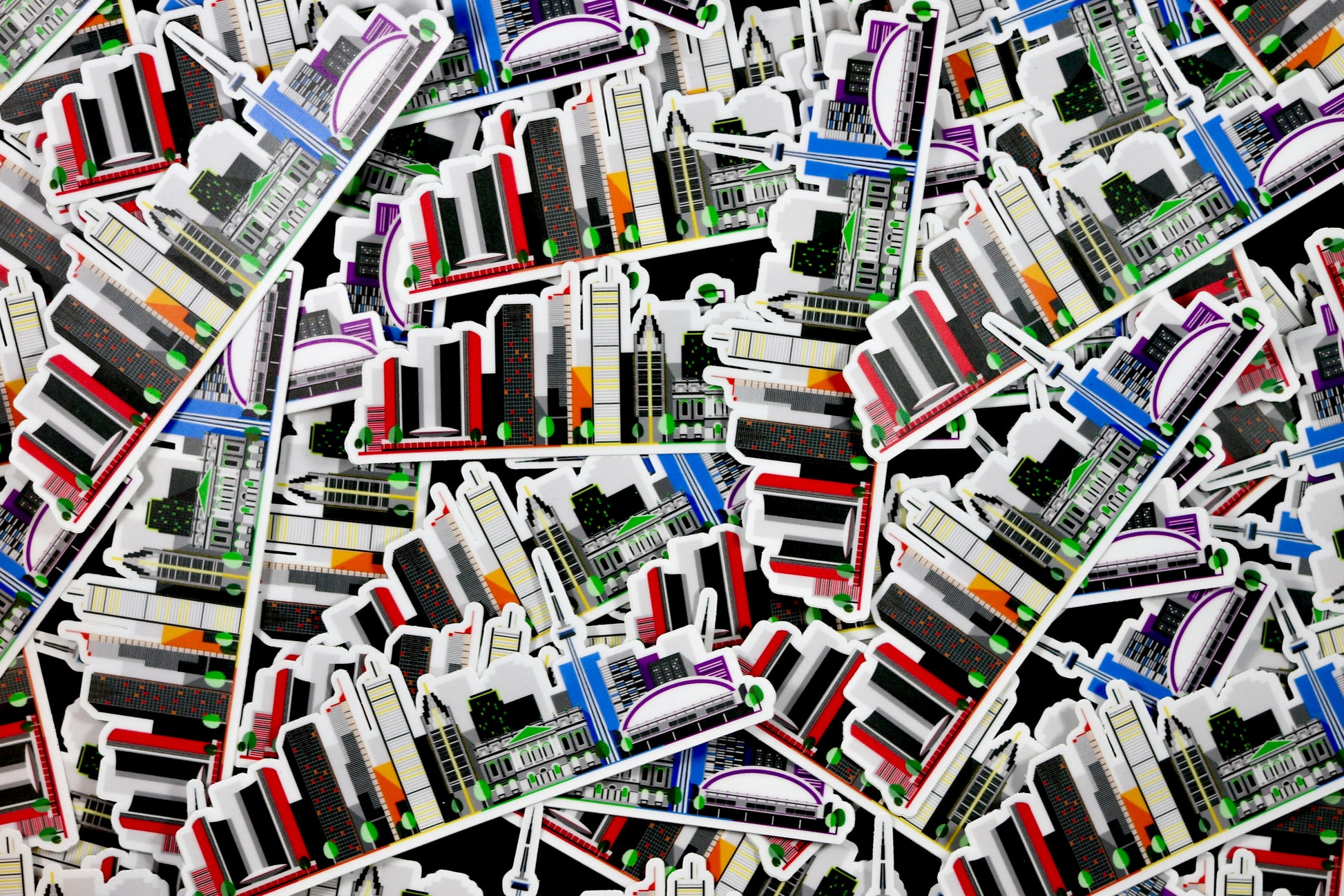 Toronto Skyline Sticker Queero Gear