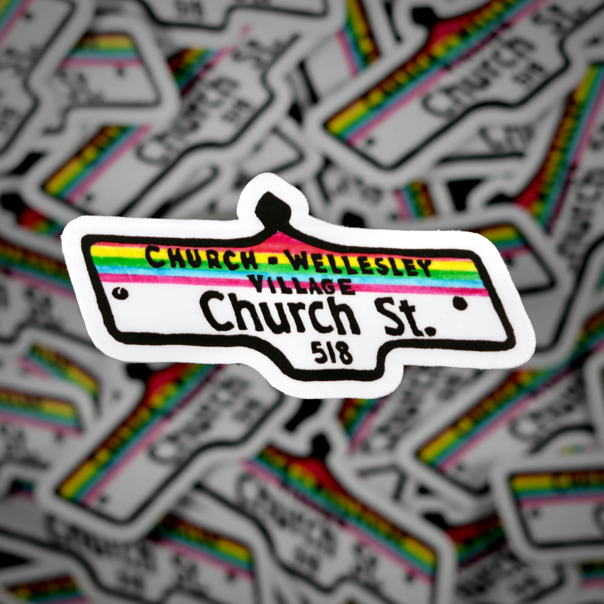 Church St. Sign Sticker Queero Gear