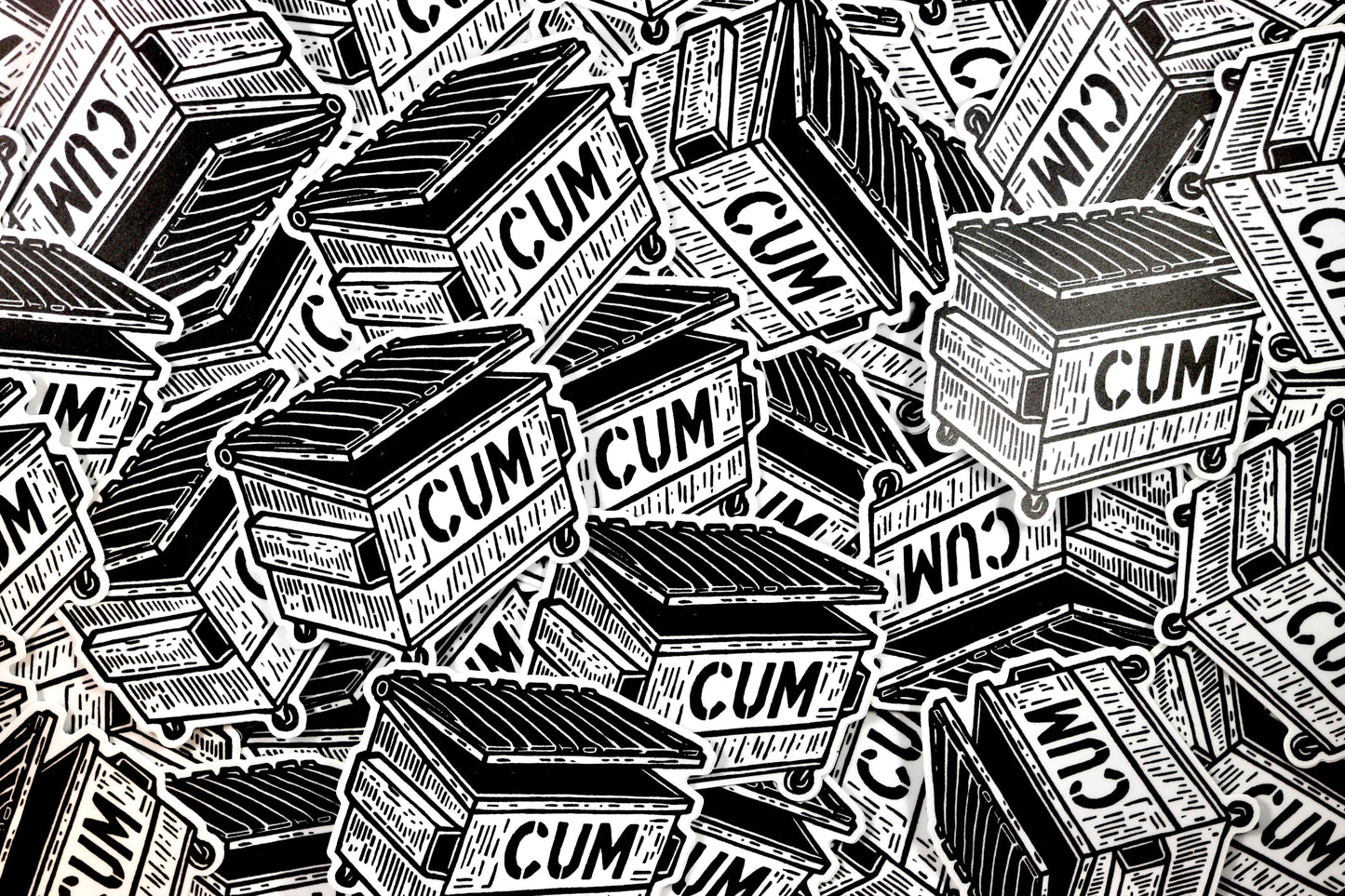 The Dumpster Sticker Queero Gear