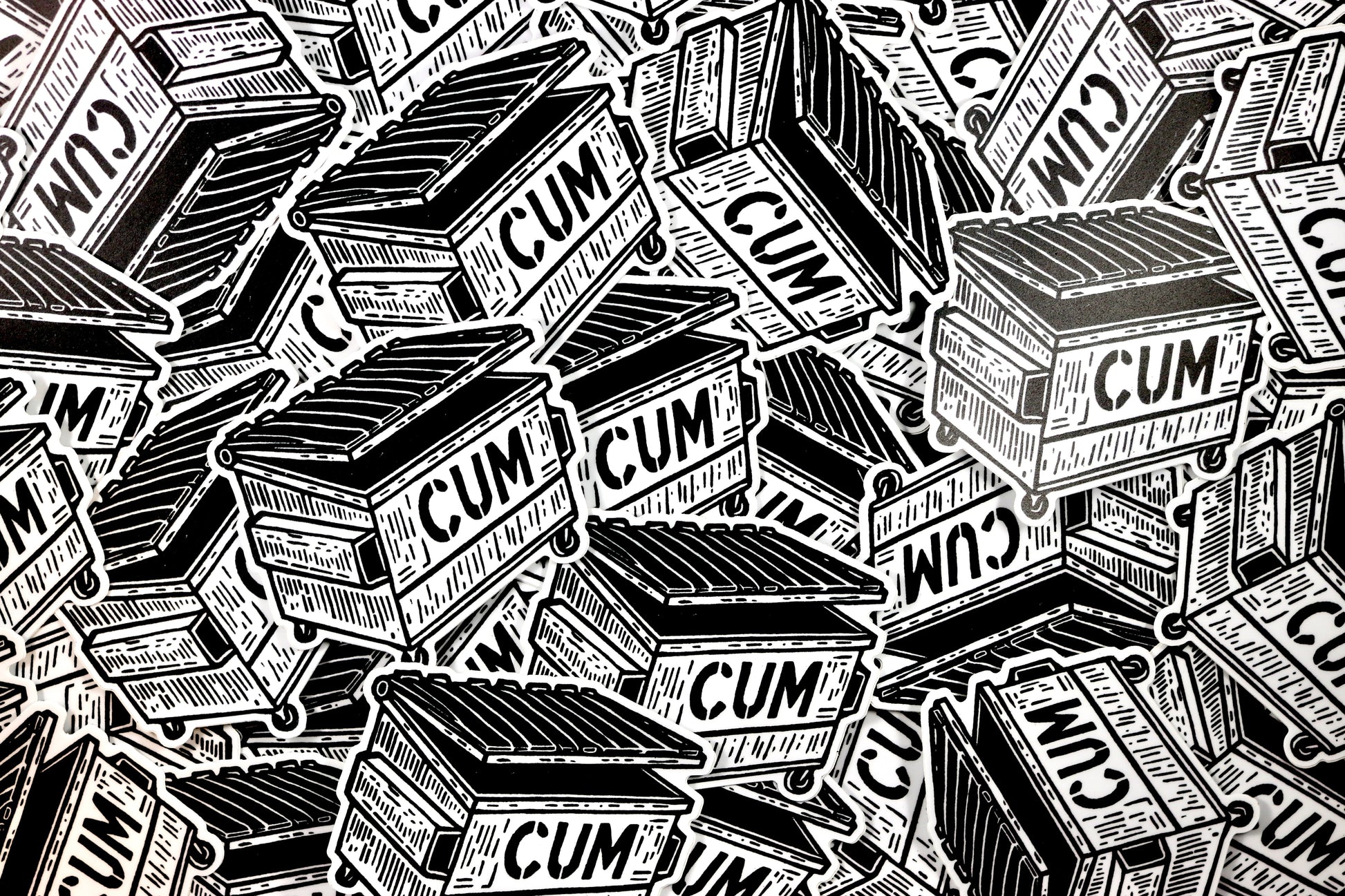 The Dumpster Sticker Queero Gear