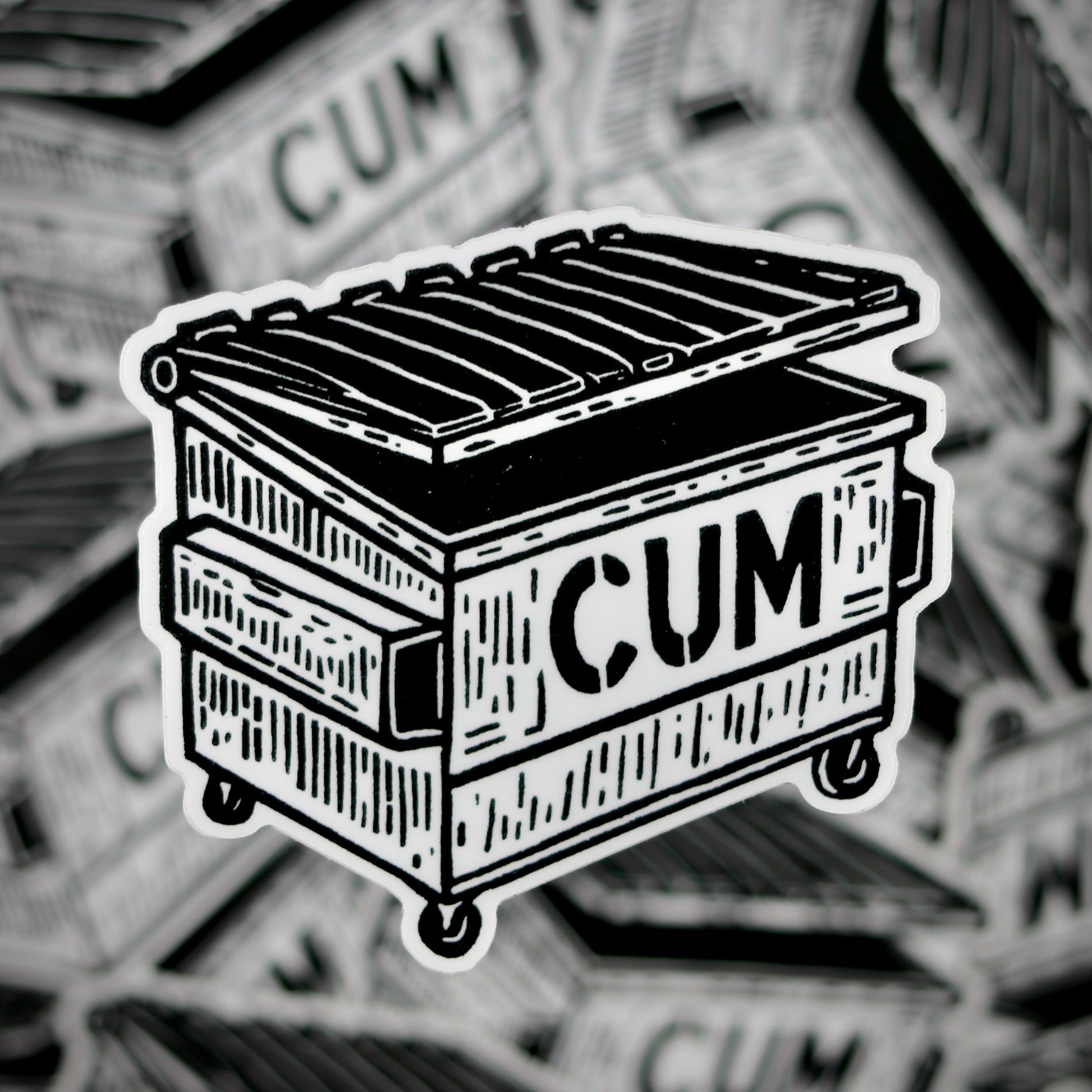 The Dumpster Sticker Queero Gear