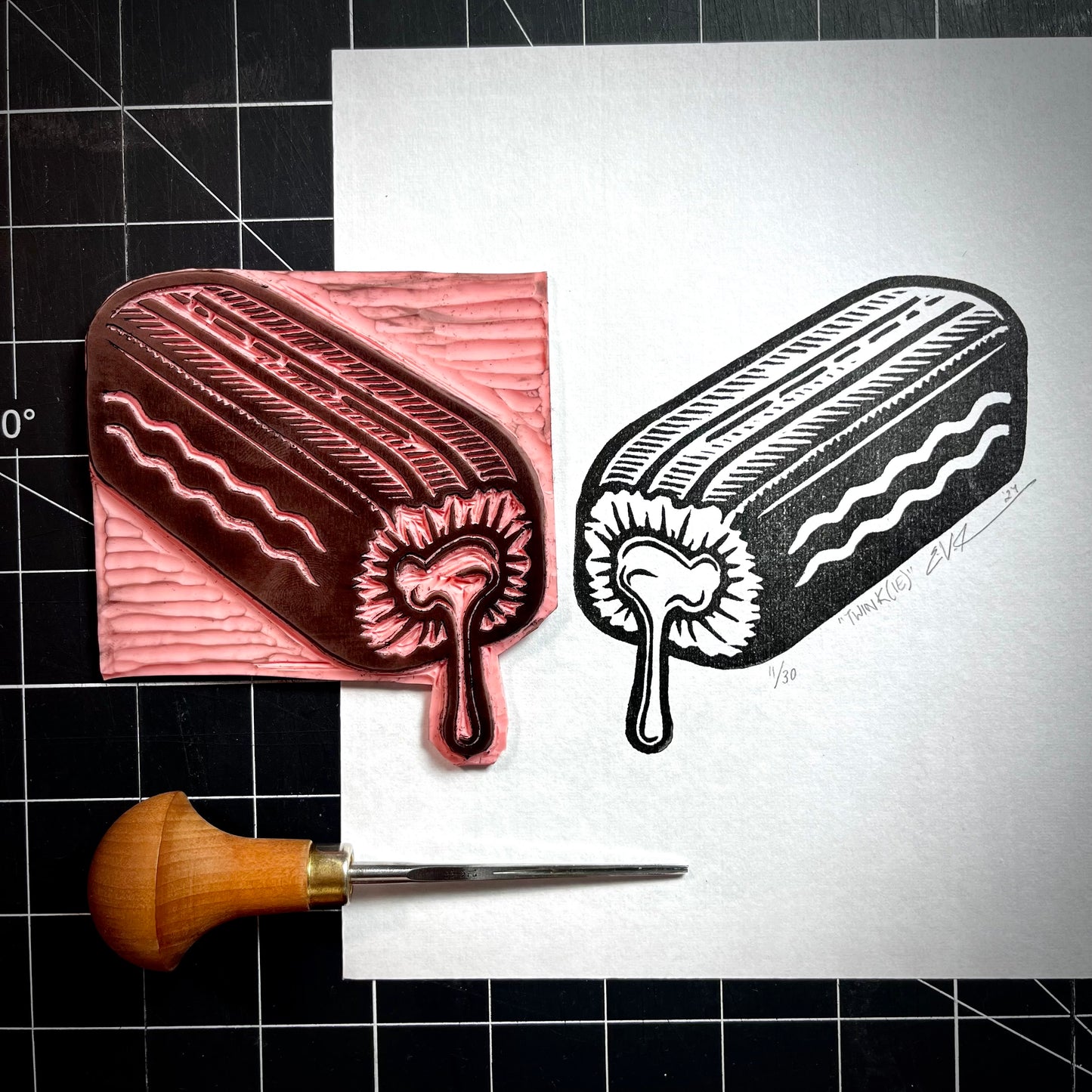 Twink(ie) LINOCUT PRINT | Limited Edition Queero Gear