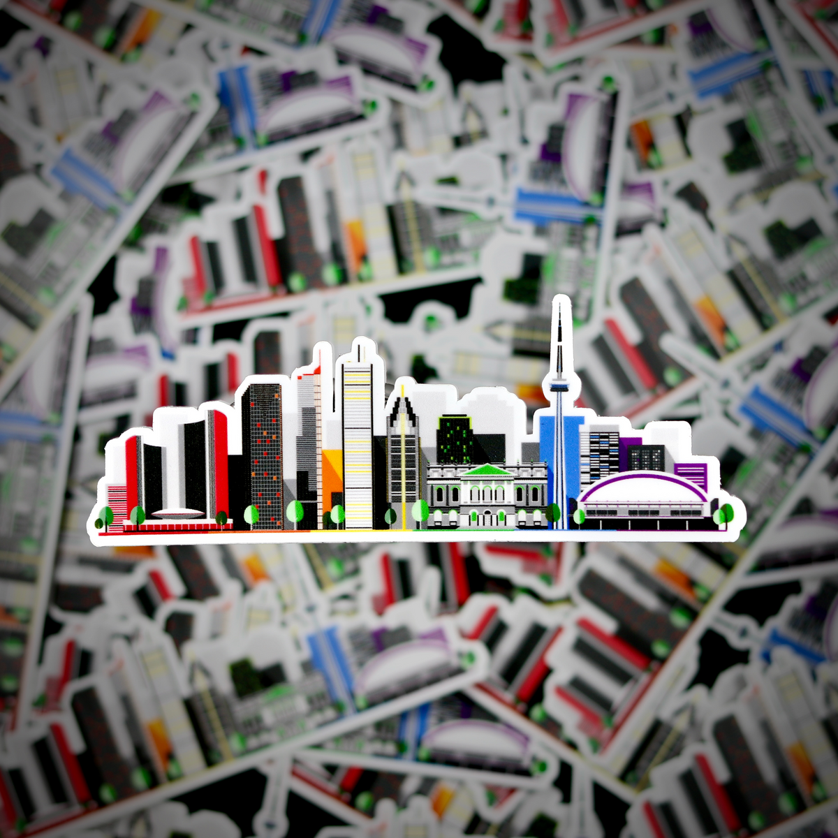 Scoline Sticker Toronto Skyline Sticker | LGBT Sticker | City of Toronto Sticker ...