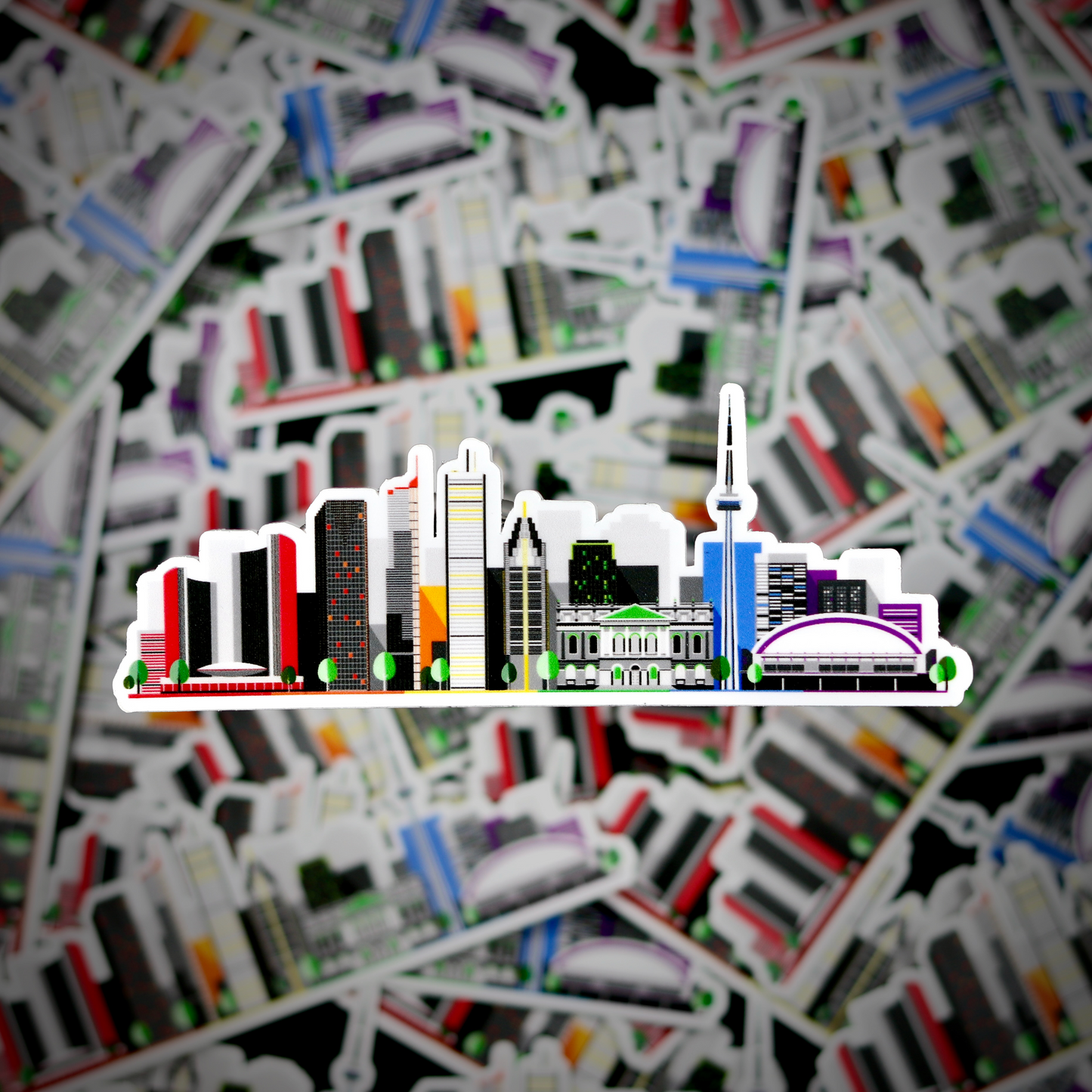 Toronto Skyline Sticker Queero Gear