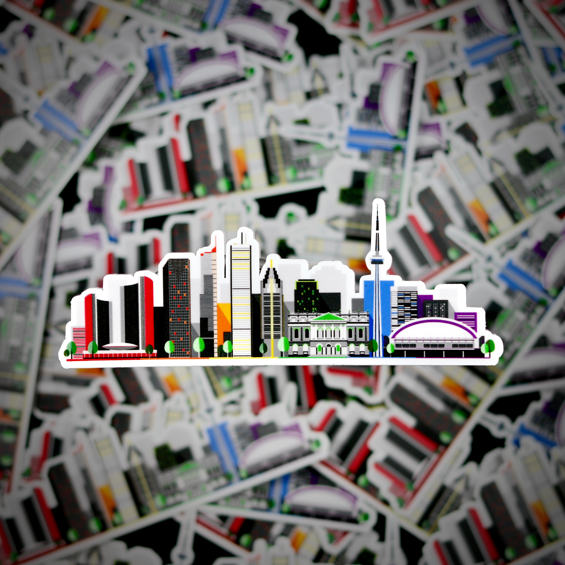Toronto Skyline Sticker Queero Gear
