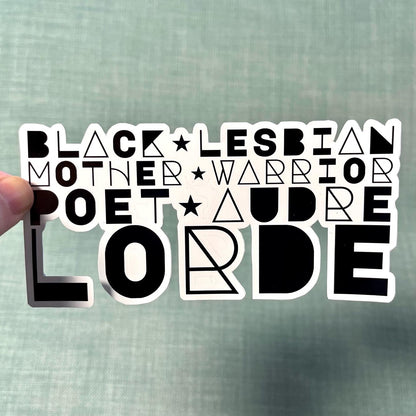 Audre Lorde Sticker