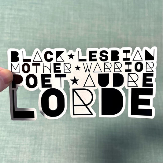 Audre Lorde Sticker Queero Gear