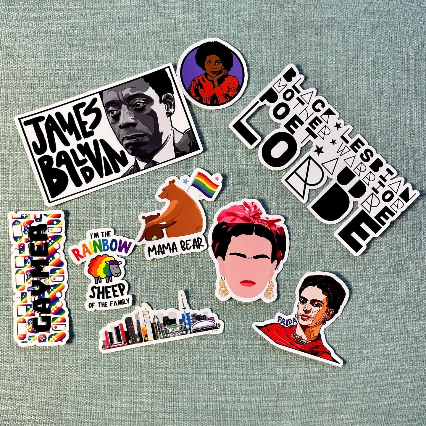 Frida Kahlo Silhouette Sticker Queero Gear