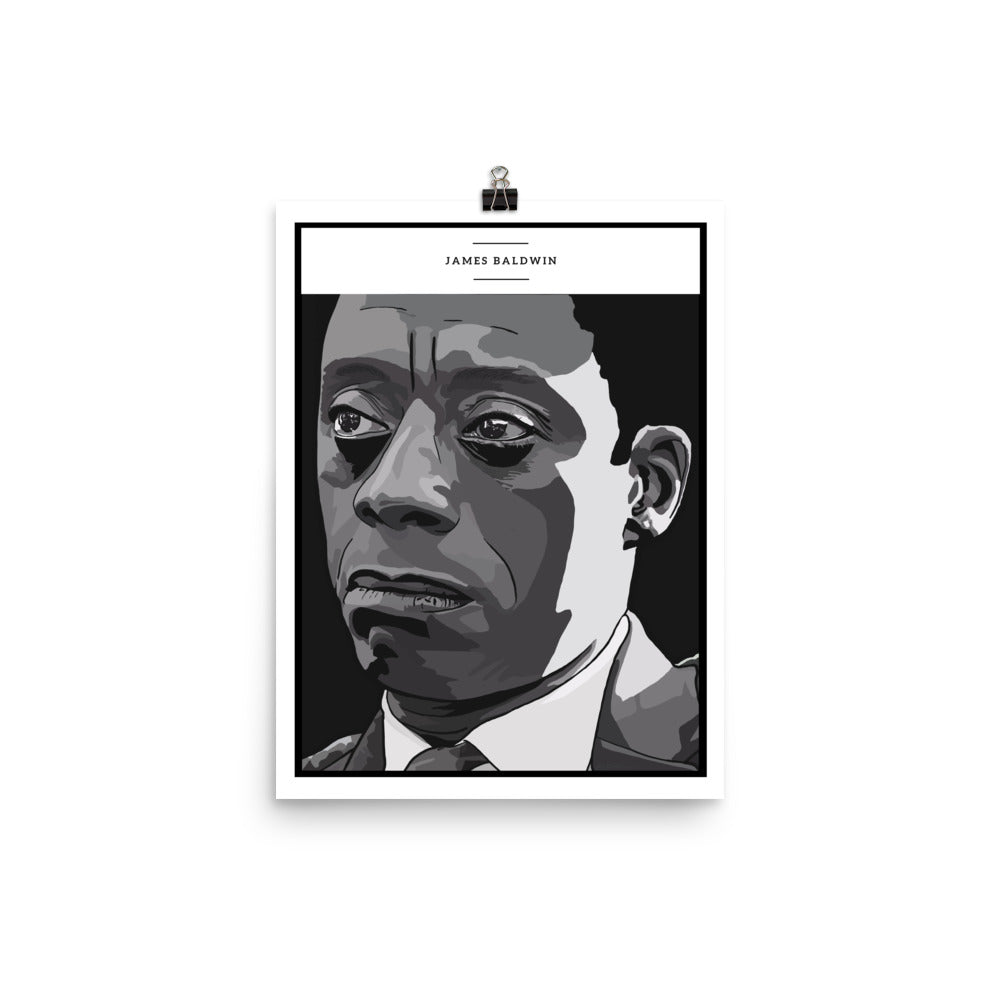 James Baldwin ART PRINT Queero Gear