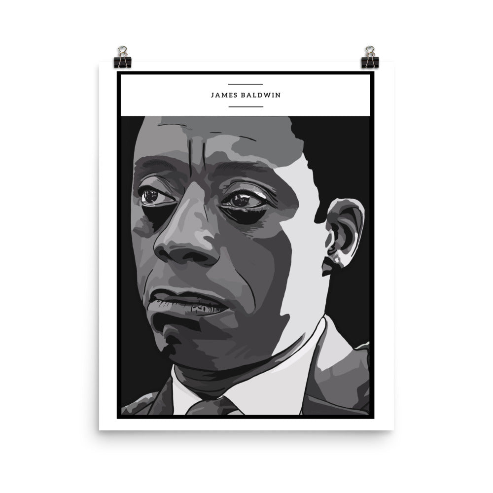 James Baldwin ART PRINT Queero Gear