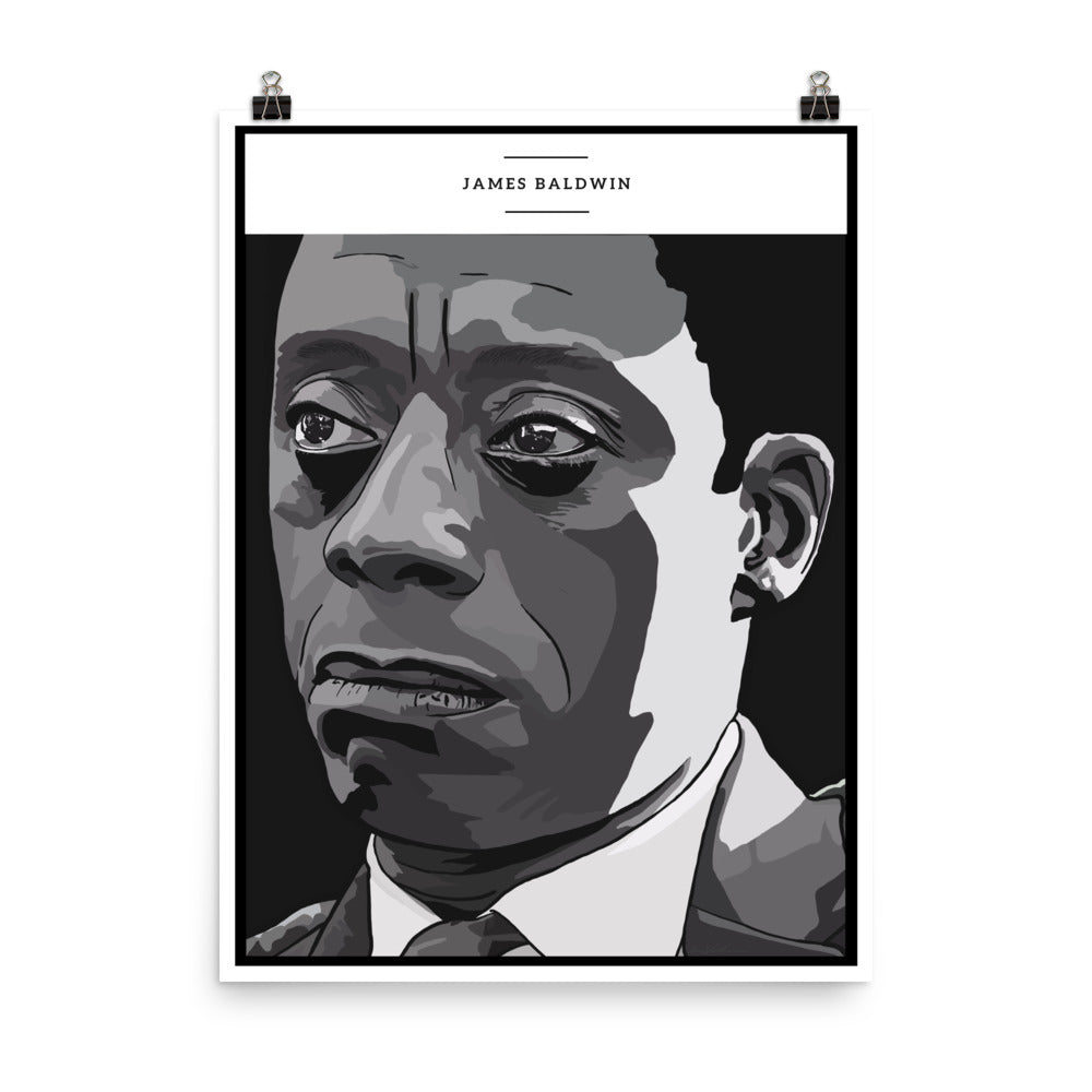 James Baldwin ART PRINT Queero Gear